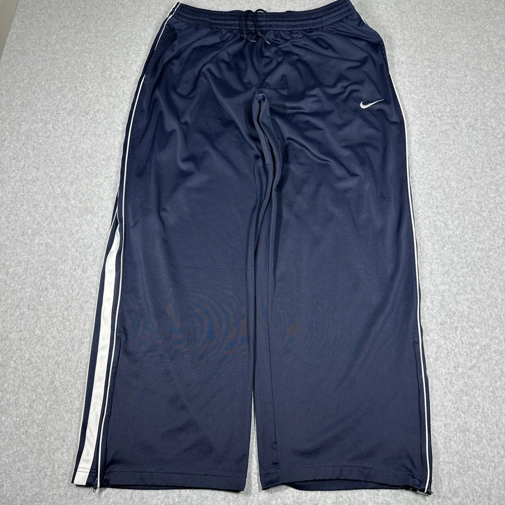 Vintage Nike Basketball Training Warm Up Pants Men's XXL Navy Blue 383953-451